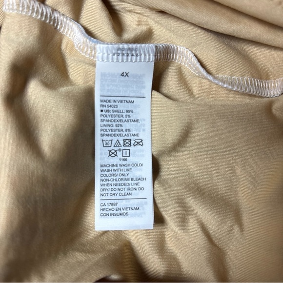 Old Navy Women's Size 4X Striped Bikini Top Adjustable Straps Blue/White NWT! - Picture 4 of 16